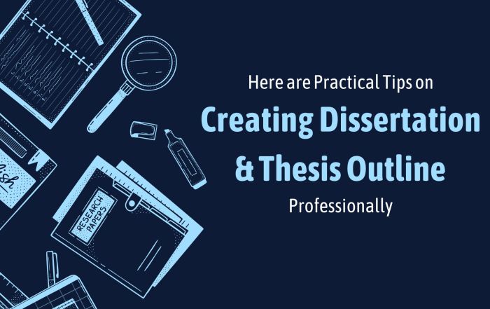 dissertation and thesis outline